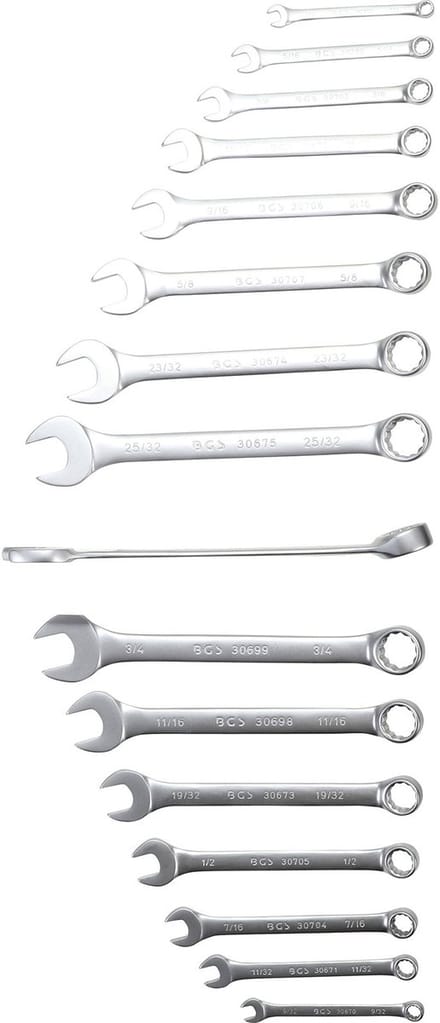 BGS Steekringsleutelset inches 1/4 - 1.1/4 25 delig