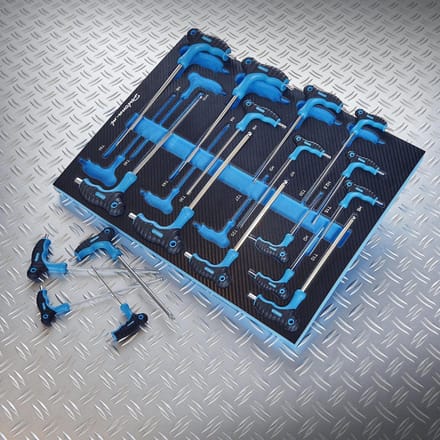 Datona® 18-delige Inbus- en Torxsleutelset - T-greep - PRO Softmodule - Chrome Vanadium - Ergonomisch Handvat