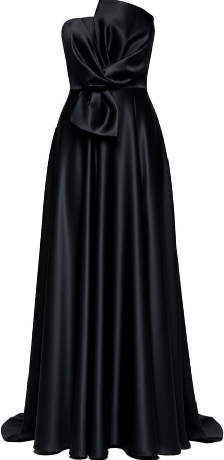 LARICA Jurk - Rits - Effen - Jurk Zwart S