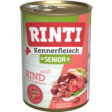 RINTI "Kennerfleisch" Senior 6 x 400 g - 12 x 400 g Rund