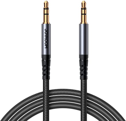 Joyroom stereo audio cable AUX 3.5 mm mini jack 1.2m black (SY-A08)