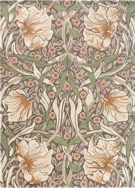 Morris & Co Pimpernel Aubergine 28805 - 140 x 200 cm