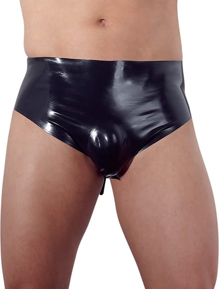 The Latex Collection Latex Slip Met Opblaasbare Buttplug