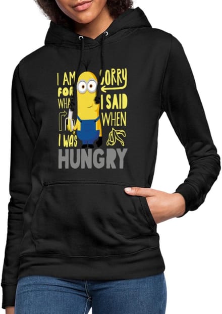Minions Kevin Honger Banaan Hoodie Dames