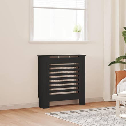 vidaXL Radiatorombouw 78 cm MDF zwart