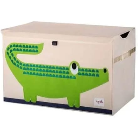 3 Sprouts Opbevaringskasse med låg Crocodile