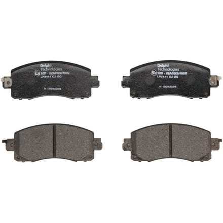 Remblokset DELPHI LP3411, voor