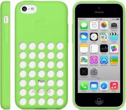 Apple - Siliconen Back Cover - iPhone 5C - Groen