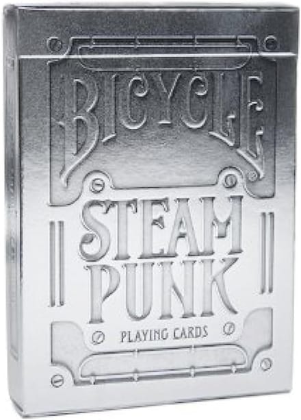 Zilveren Steampunk Speelkaarten - Premium Kwaliteit
