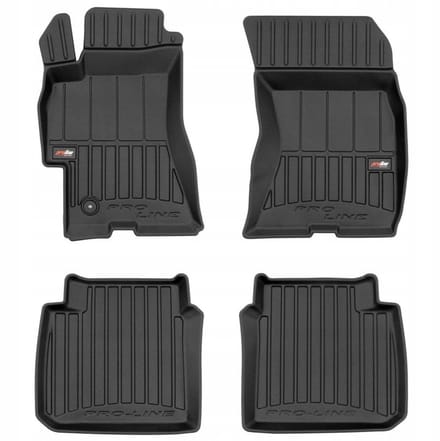 FROGUM 3D – Rubber automatten – Perfecte pasvorm – Hoge beschermrand – Geurloos (Subaru)