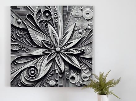 Kunstprint | Wanddecoratie | Dibond | 80 × 80 cm