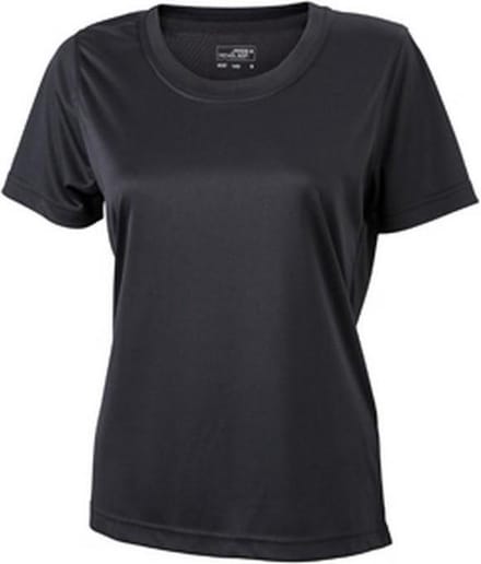 James and Nicholson Vrouwen/dames Actieve Tee (Zwart)