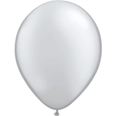 Zilveren Metallic Ballonnen 30cm - 10 stuks