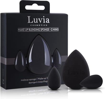 Make-up Sponge Set - 3 Zachte Blender Sponsjes in Zwart