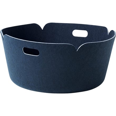 Muuto - Restore bewaarmand rond - nachtblauw