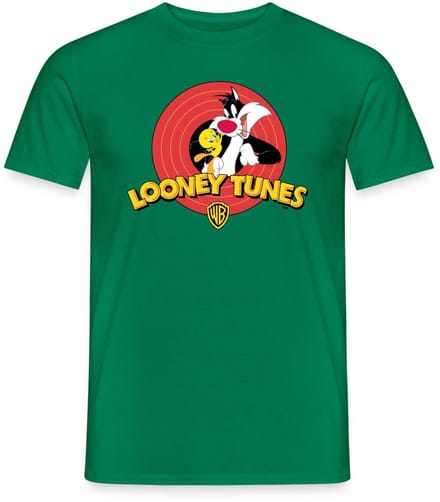 Looney Tunes Sylvester And Tweety T-Shirt Heren