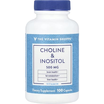 The Vitamin Shoppe, Choline et inositol, 500 mg, 100 gélules