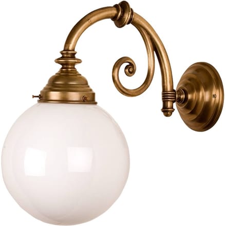 Berliner Messinglampen Messing wandlamp Frank