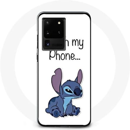 Hoesje voor Samsung Galaxy S20 Ultra Lilo en Stitch Leuke witte achtergrond