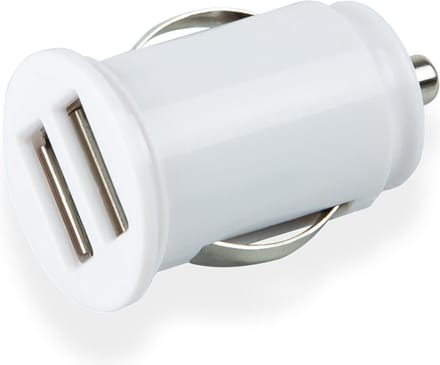 Greenmouse duo autolader 2x usb-a wit
