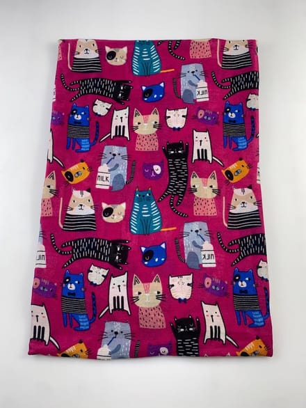 Leuke katten sjaal in 6 kleuren / 50% katoen met 50% viscose