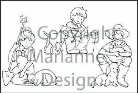 Marianne Design - Tiny`s - Clearstamp - Boys - TC0815