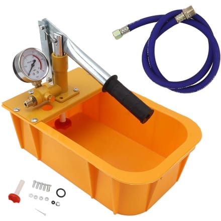 Hydrostatische Pomptester Hydraulische Handmatige Waterdruk Testpomp Handmatig Pijplekdetector met blue