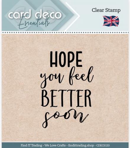 Word maar snel beter - Clear Stamp - Card Deco Essentials