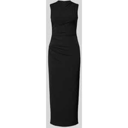 cocktailjurk met ronde hals