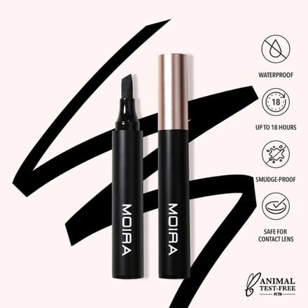 Moira | Waterproof Jumbo Edge Liquid Liner 001 Black