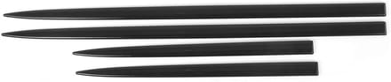 Deurlijst Trim Kit Strips 4 stuks - Zwarte Deur Protector Auto Modificatie - Waterdicht en Universeel