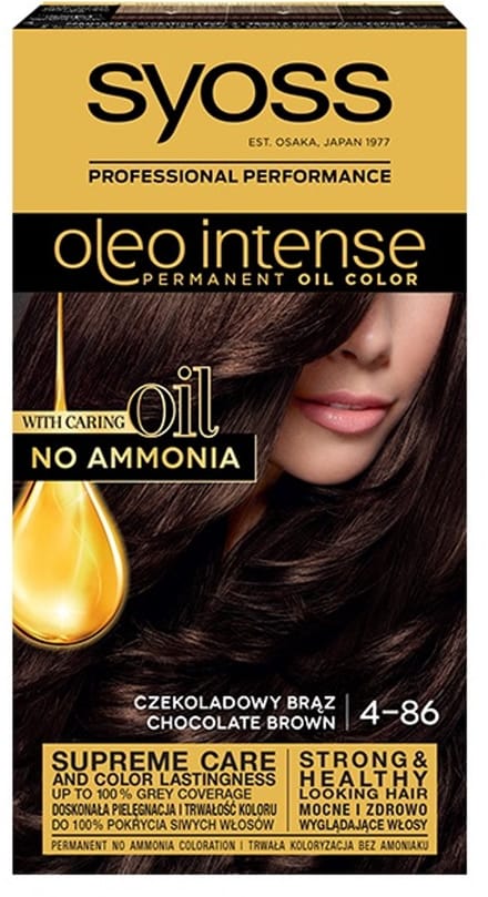 Syoss Oleo Intense - Haarverf - 4-86 - Fluweel Bruin - 115ml