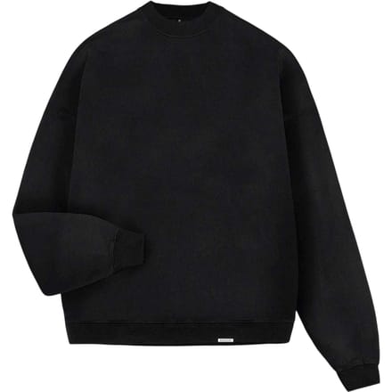 Represent Heren Initial Crew Neck Sweatshirt (Zwart)