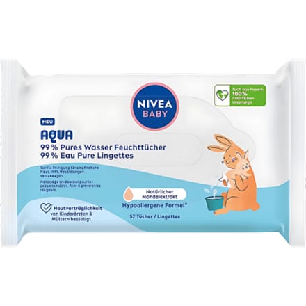 Nivea Baby 99% Billendoekjes – 57 stuks