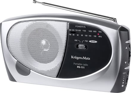 Krüger&Matz PR-111 - Draagbare Radio - FM/AM/SW - Netstroom & Batterijen - Telescoopantenne