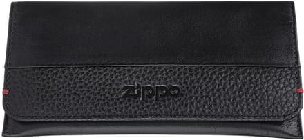 Shagzak - tabakszak - tabacco pouch Zippo Black Nappa Bi-fold