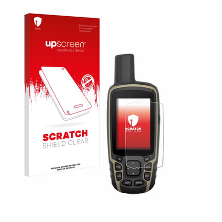 upscreen - Screenprotector voor Garmin GPSMAP 65s - Folie Beschermfolie transparant