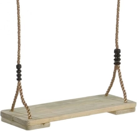 Schommelplankje van hout