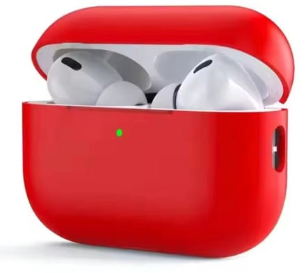 New Age Devi - Siliconen case - geschikt voor Airpods Pro - Wijn-rood