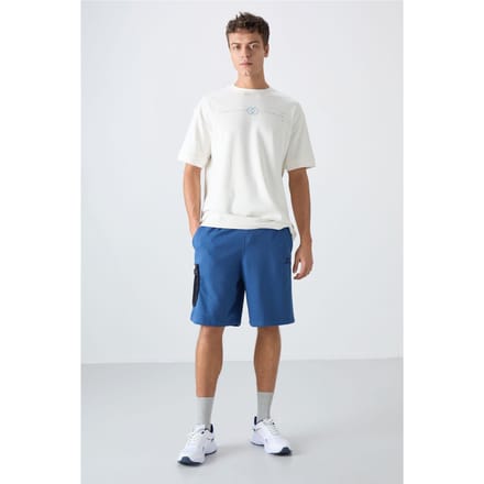 Heren Cargo Short met Wijde Pijpen