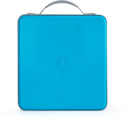 Hard Plastic CD DVD Case met 224 Capaciteit, Draagbare Organizer voor Schijven, Ideaal voor Auto, Thuis en Reizen in Sky Blue