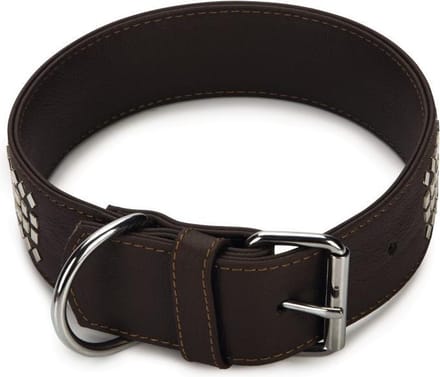 Beeztees Vintage - Hondenhalsband - Bruin - 53-59 cm x 50 mm