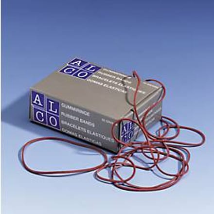 Rubberen elastiekjes, natuurrubber, rood, ø 85 mm