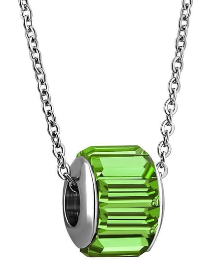 Amanto Ketting Cau Green - 316L Staal - Bedel 10x12mm - 45cm