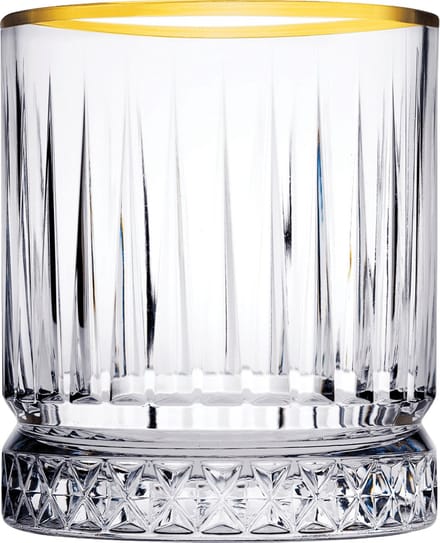Pasabahce – tumbler – Elysia – gouden rand – goud – set van 4 – 355 ml