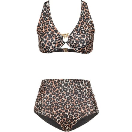 PINKO Cannoncino Bikini Multicolour: Black/beige Taglia: S | Bikini Outlet | Donna | Nero