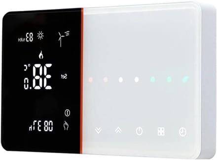Digitale thermostaat - Slimme regelaar - Verwarming regelen - Wifi bediening - 95-240V AC - Wit
