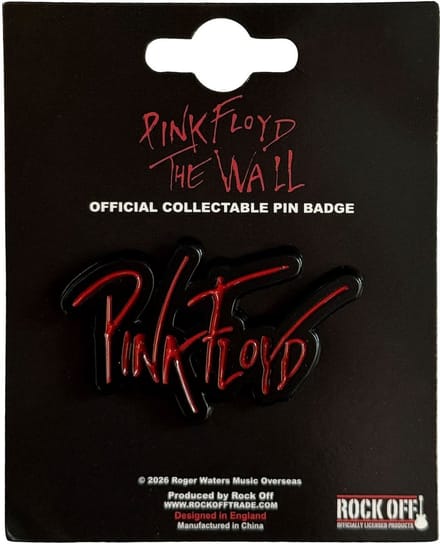 Pink Floyd The Wall Text Logo - Pin