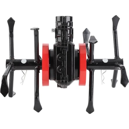 Cultivator Gereedschap Wiel Aluminium IJzerlegering 6 Klauwen Multifunctioneel Tuin Diep Frezen Wiel voor Gras black