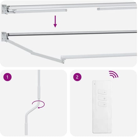 vidaXL - Elektrisch - Uitschuifbare - Zonneluifel - Taupe - 3 - x - 2,5 - m